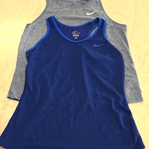 Nike Blue Tank Tops